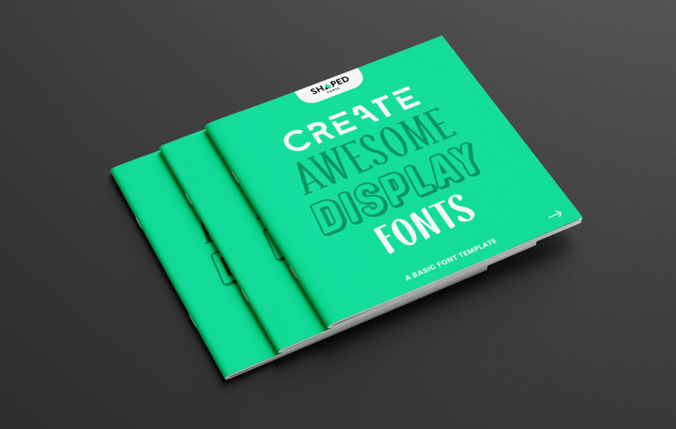 Font Template Shaped Fonts